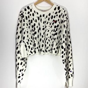 CHAMPION Reverse Weave Animal Print Sweatshirt (size L)